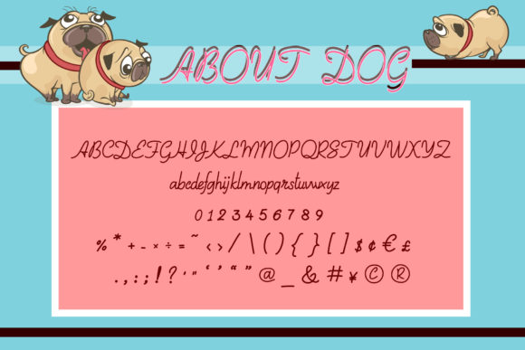 About Dog Font - Preview 4