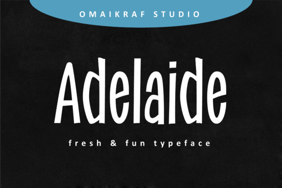Adelaide Display Font By omaikraf
