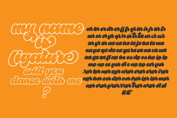 Bailamore Font PNG with transparent background - Preview 4