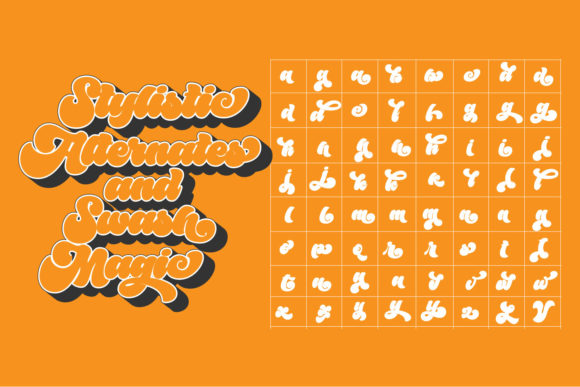 Bailamore Font PNG with transparent background - Preview 6