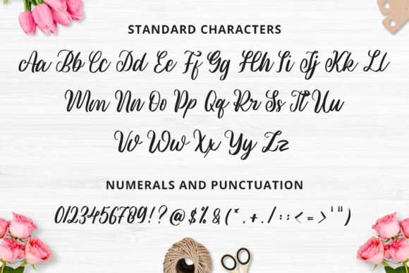 Blossoms Font - Preview 1