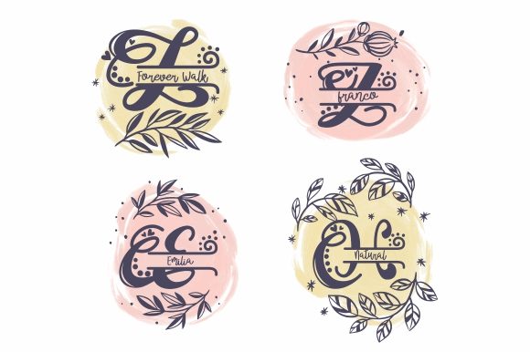 Broolia Monogram Font - Preview 1