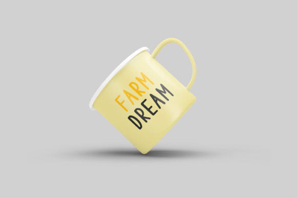 Farm Dream Font PNG with transparent background - Preview 2