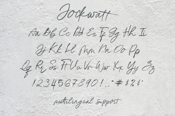 Jockwatt Font - Preview 4