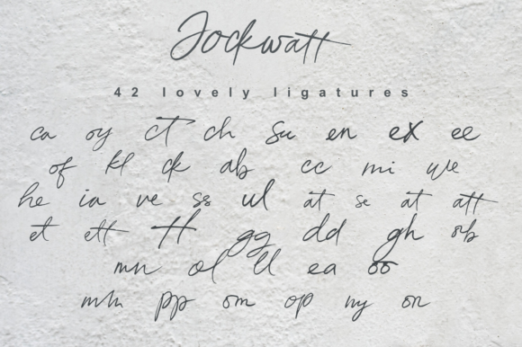 Jockwatt Font - Preview 5