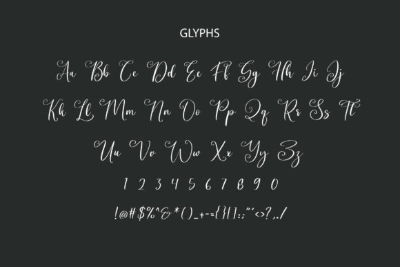 Krittany Font PNG with transparent background - Preview 5