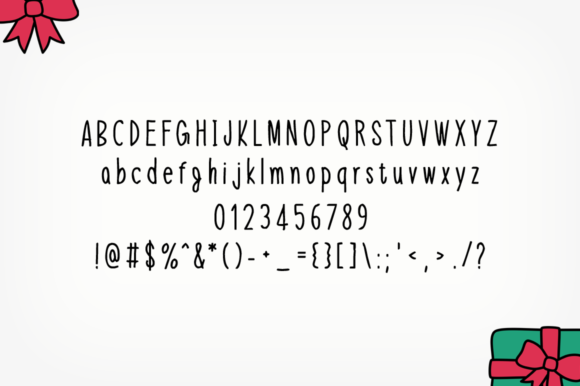 Merry Integrity Font PNG with transparent background - Preview 3