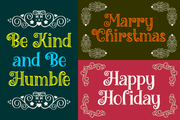 Miracles Christmas Font PNG with transparent background - Preview 2