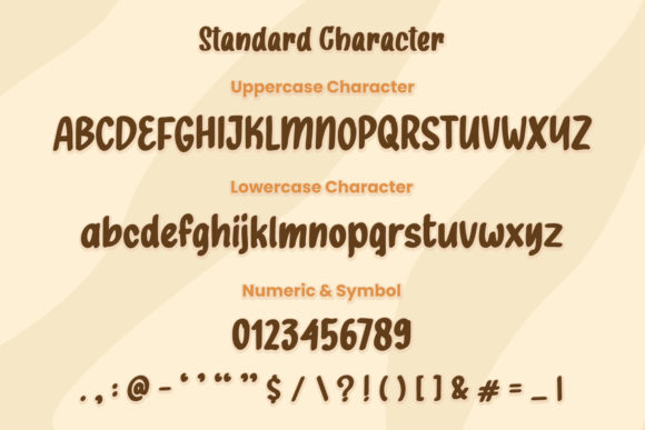 Rabbits and Foxes Font PNG with transparent background - Preview 2
