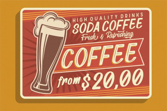 Retrosey Font PNG with transparent background - Preview 4
