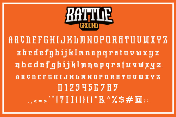 Battleground Font - Preview 6
