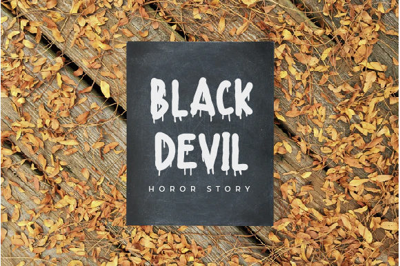 Devil Beside You Font PNG with transparent background - Preview 4