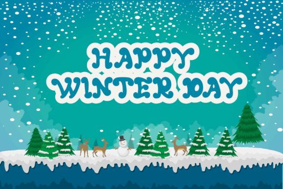 Fine Winter Font - Preview 5