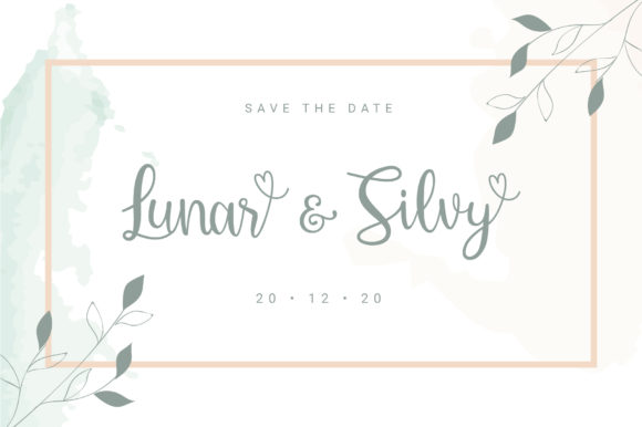 Hey Shanay Font PNG with transparent background - Preview 5