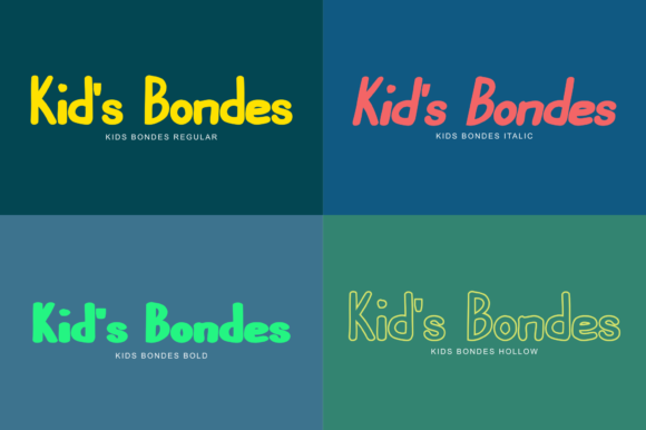 Kids Bondes Font - Preview 3