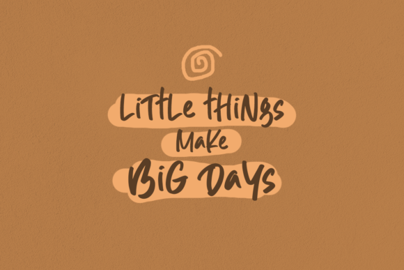 Morning Mitoss Font PNG with transparent background - Preview 1