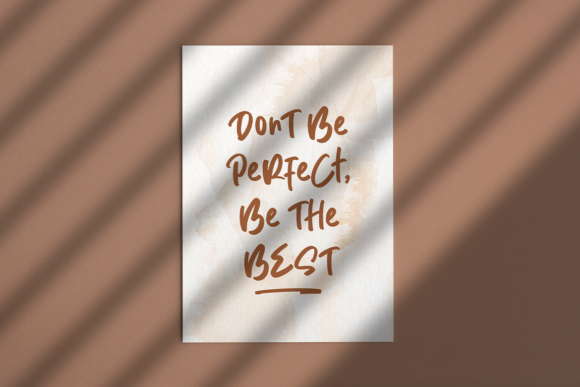 Morning Mitoss Font PNG with transparent background - Preview 3