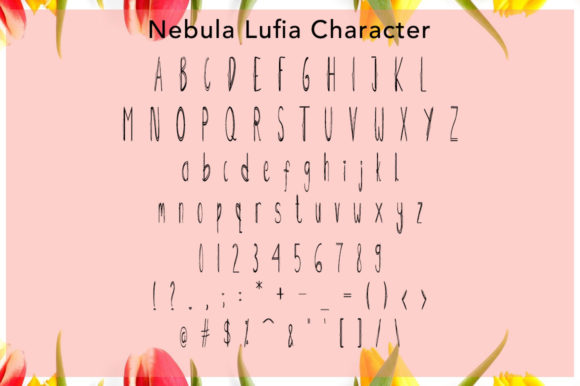 Nebula Lufia Font PNG with transparent background - Preview 4