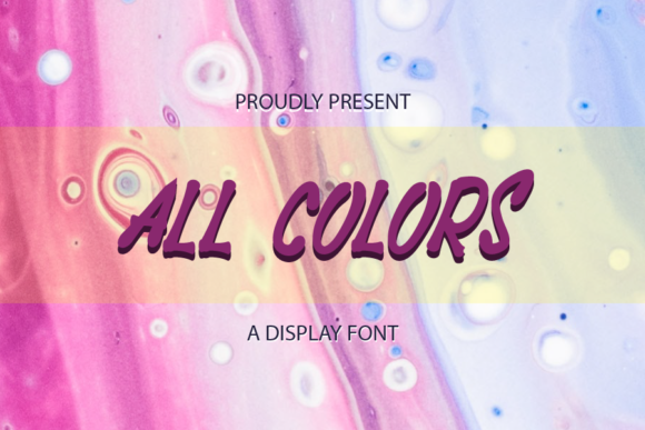 All Colors Font by merge354 · Creative Fabrica