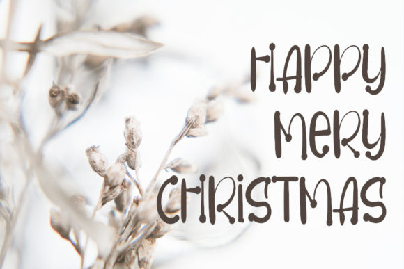 Christmas Deer Font - Preview 1