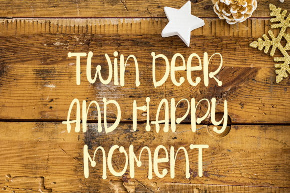 Christmas Deer Font - Preview 2