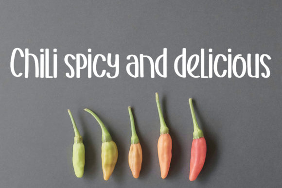 Fruit Beautiful Font - Preview 3
