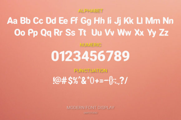 Gitaluevo Font - Preview 1