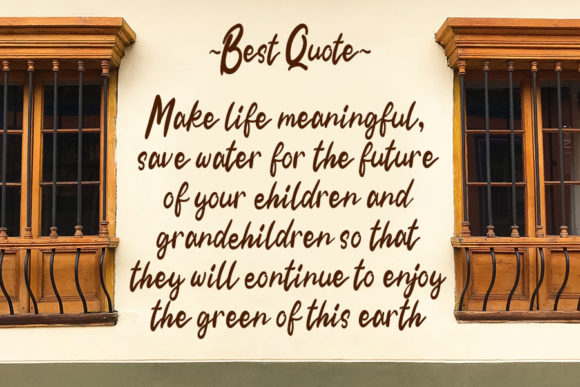 Go Green Font - Preview 4