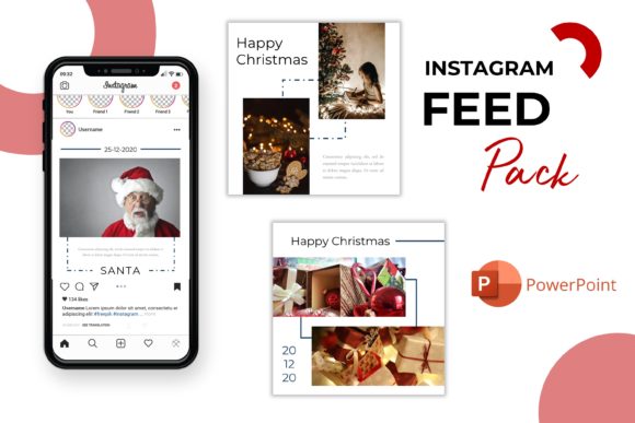 Instagram Feed Santa Graphics