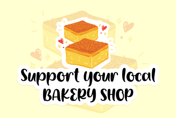 Lemon Brownies Font PNG with transparent background - Preview 2