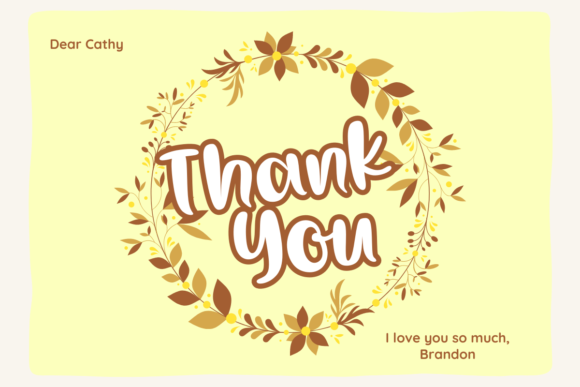 Lemon Brownies Font PNG with transparent background - Preview 5