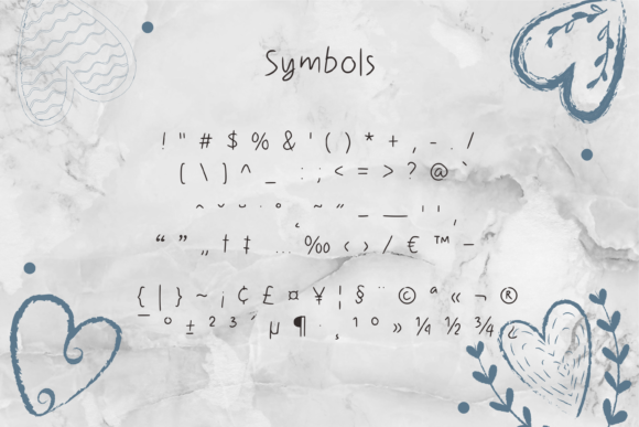 Lovely Simi Font PNG with transparent background - Preview 3