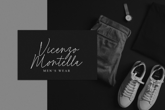 Photomark Signature Font PNG with transparent background - Preview 2