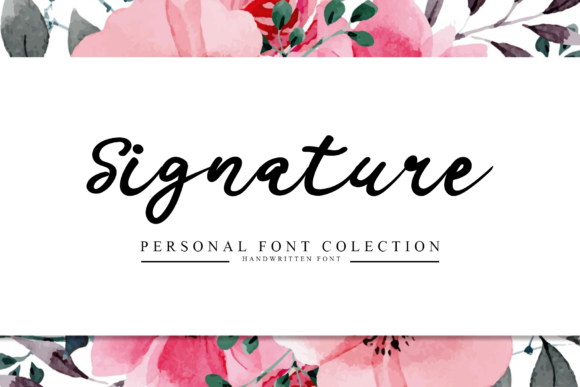 Signature Polices Manuscrites Police Par GiaLetter