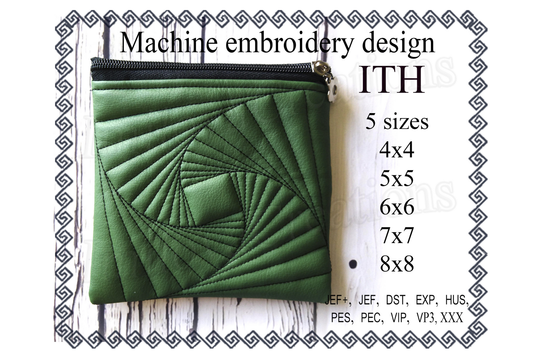 Zippered Bag - in the Hoop