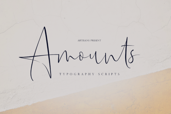 Amounts Font - Preview 6