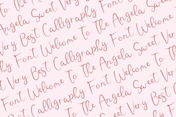 Angela Sweet Font - Preview 3