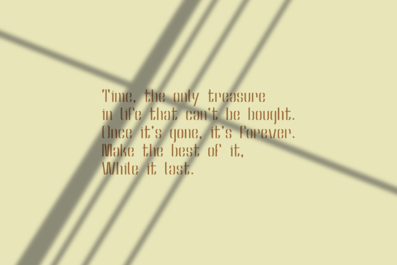 Hourglass Font - Preview 2