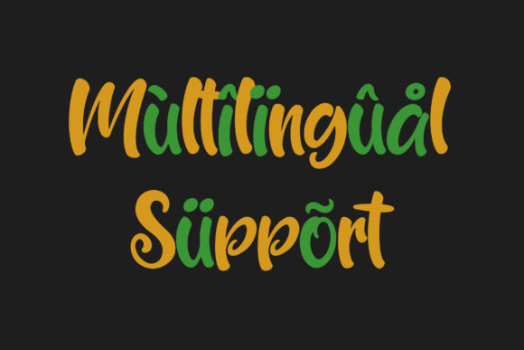 Oakleaf Font PNG with transparent background - Preview 5