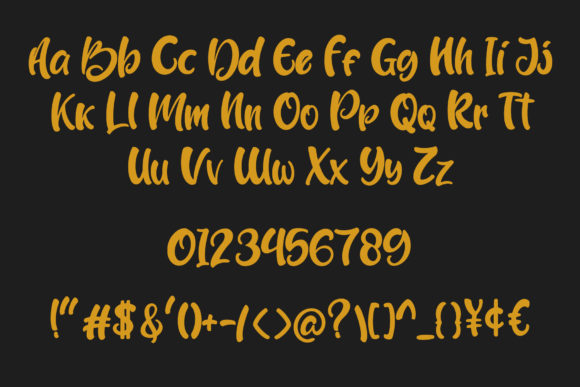 Oakleaf Font PNG with transparent background - Preview 6
