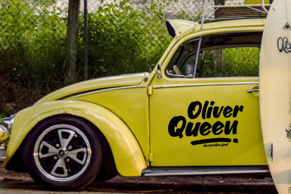 Oliver Queen Font PNG with transparent background - Preview 5
