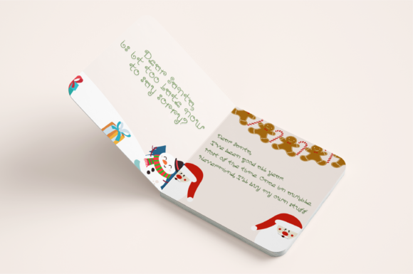 Quarantine Christmas Font PNG with transparent background - Preview 2