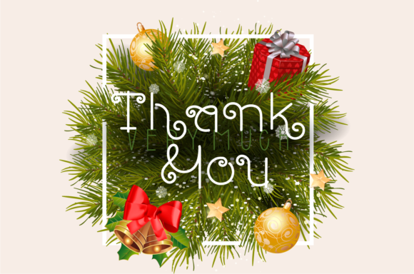 Quarantine Christmas Font PNG with transparent background - Preview 6