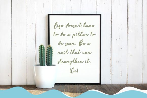 Seatime Font PNG with transparent background - Preview 2