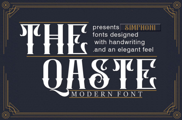 Simphoni Font PNG with transparent background - Preview 2