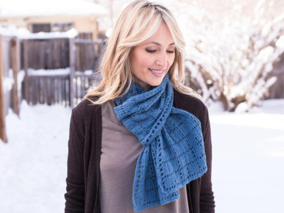 Square Squared Crochet Scarf Design