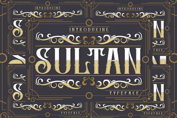 Sultan blackletter font