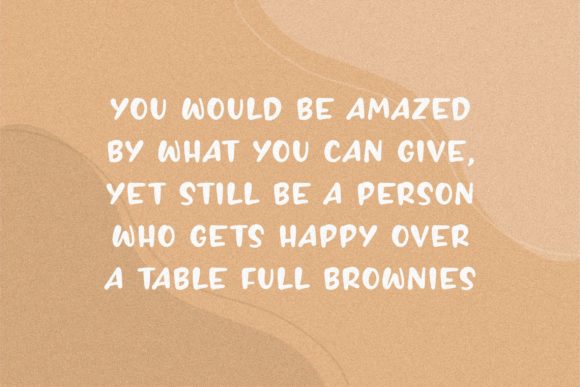 Brownie Buster Font - Preview 1