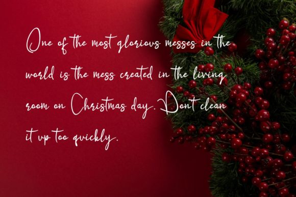 Christmas December Font - Preview 1