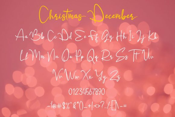 Christmas December Font - Preview 2